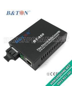 Converter quang BTON 950SM 10/100M 25Km 2 sợi quang