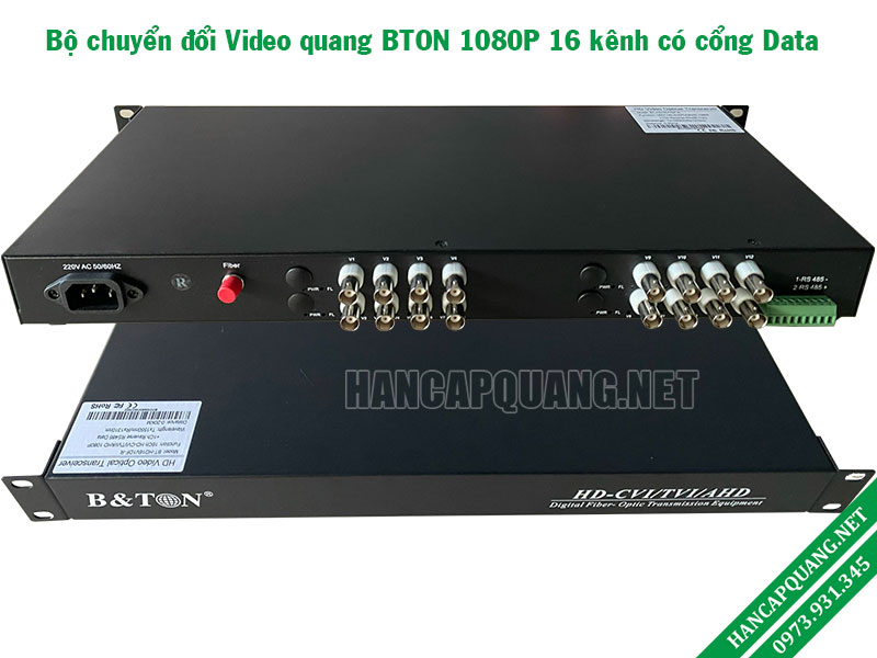 Bộ chuyển đổi Video quang 16 kênh 1080P BT-HD16V1DF-T/R