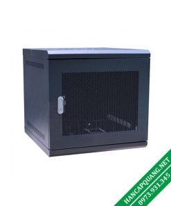 Tủ rack 9U-D500 màu đen (treo tường)