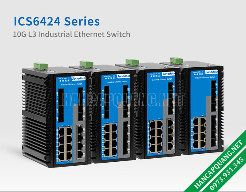 Switch công nghiệp Layer 3 ICS6424 Series