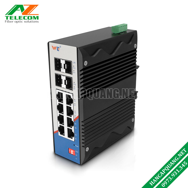 Switch công nghiệp Layer 2 Managed RS6312-4GF8GT