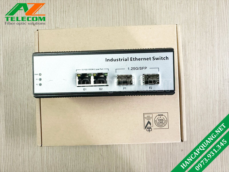 Switch Công Nghiệp POE 10/100/1000M , 2 SFP, ZC-IDS-2SFP2GE