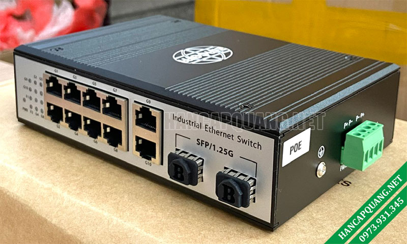 Switch Công Nghiệp 8 Port POE 10/100/1000M ZC-IDS-8GPOE8022EFG