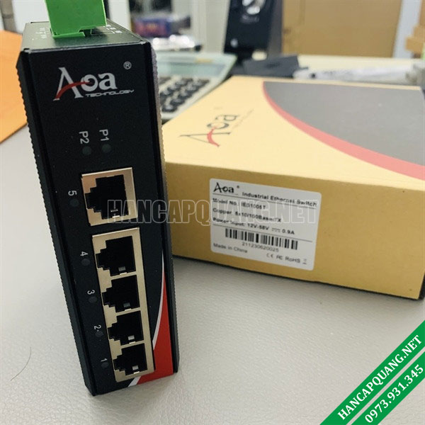 Industrial Switch 5x10/100M IES1005T - AOA