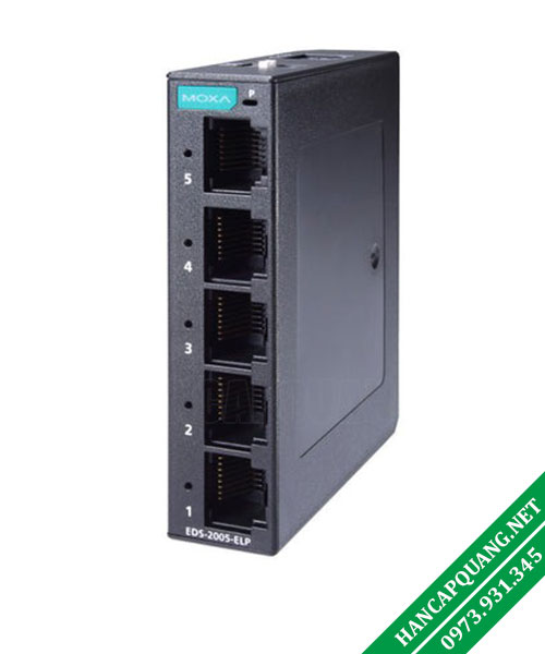 Moxa EDS-2005-ELP Switch công nghiệp 5 Cổng 10/100M