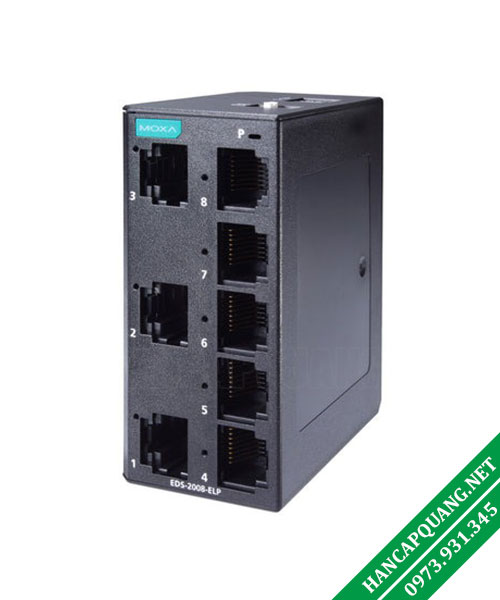 Moxa EDS-2008-ELP Switch Công Nghiệp 8 Cổng 10/100M