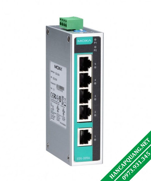 Moxa EDS-205A Switch công nghiệp 5 Port 10/100M