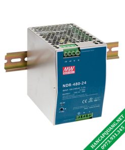 NDR-480-24 Nguồn Dinrail Meanwell 24V 5.3A 480W