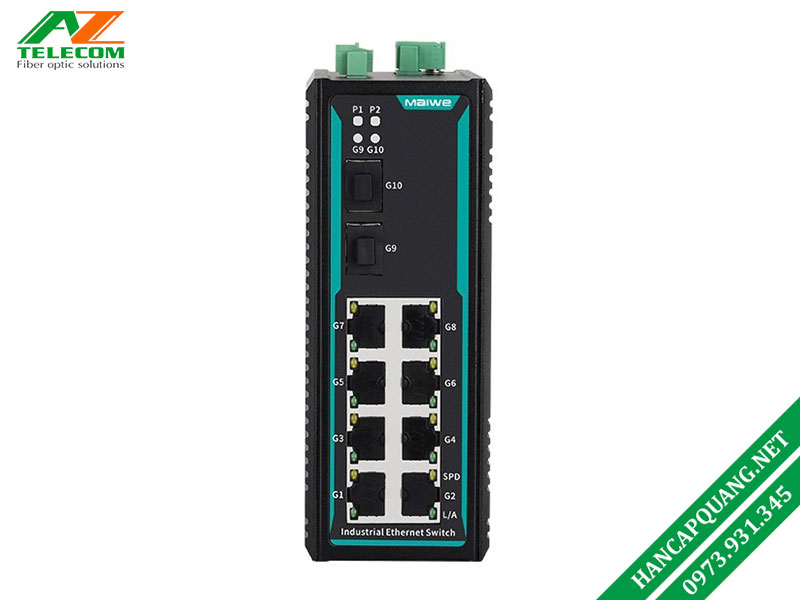 MIEN3210G-2GF-8GT Switch công nghiệp Layer 2 1000M