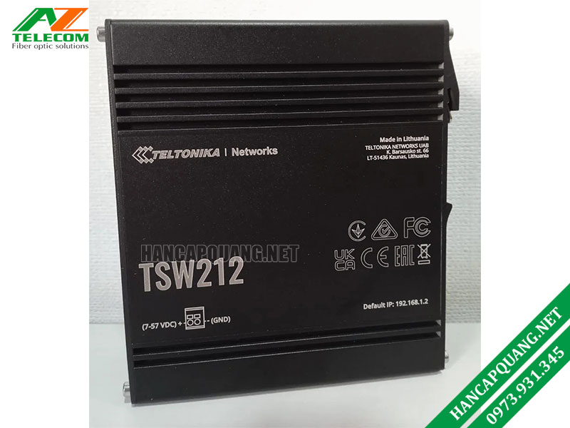 TSW212 Switch Teltonika chuẩn công nghiệp 10 Port Gigabit