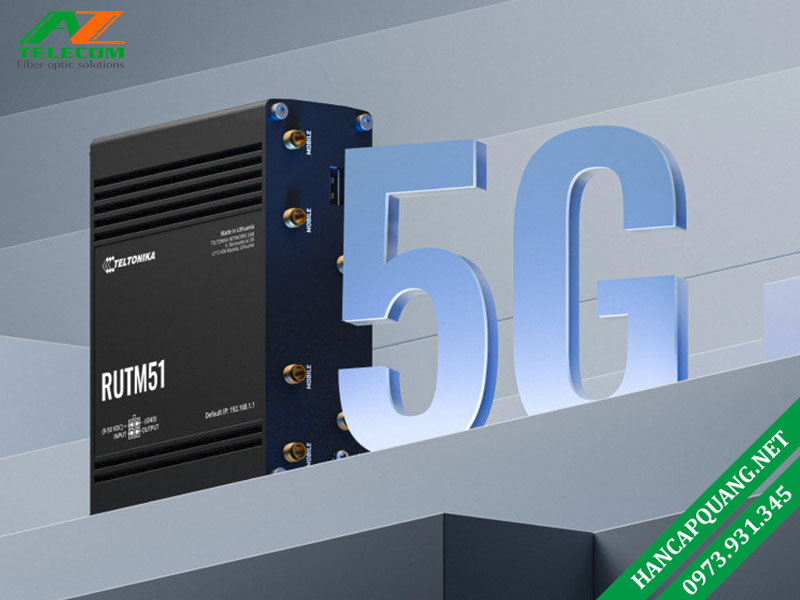 Router 5G công nghiệp Teltonika RUTM51